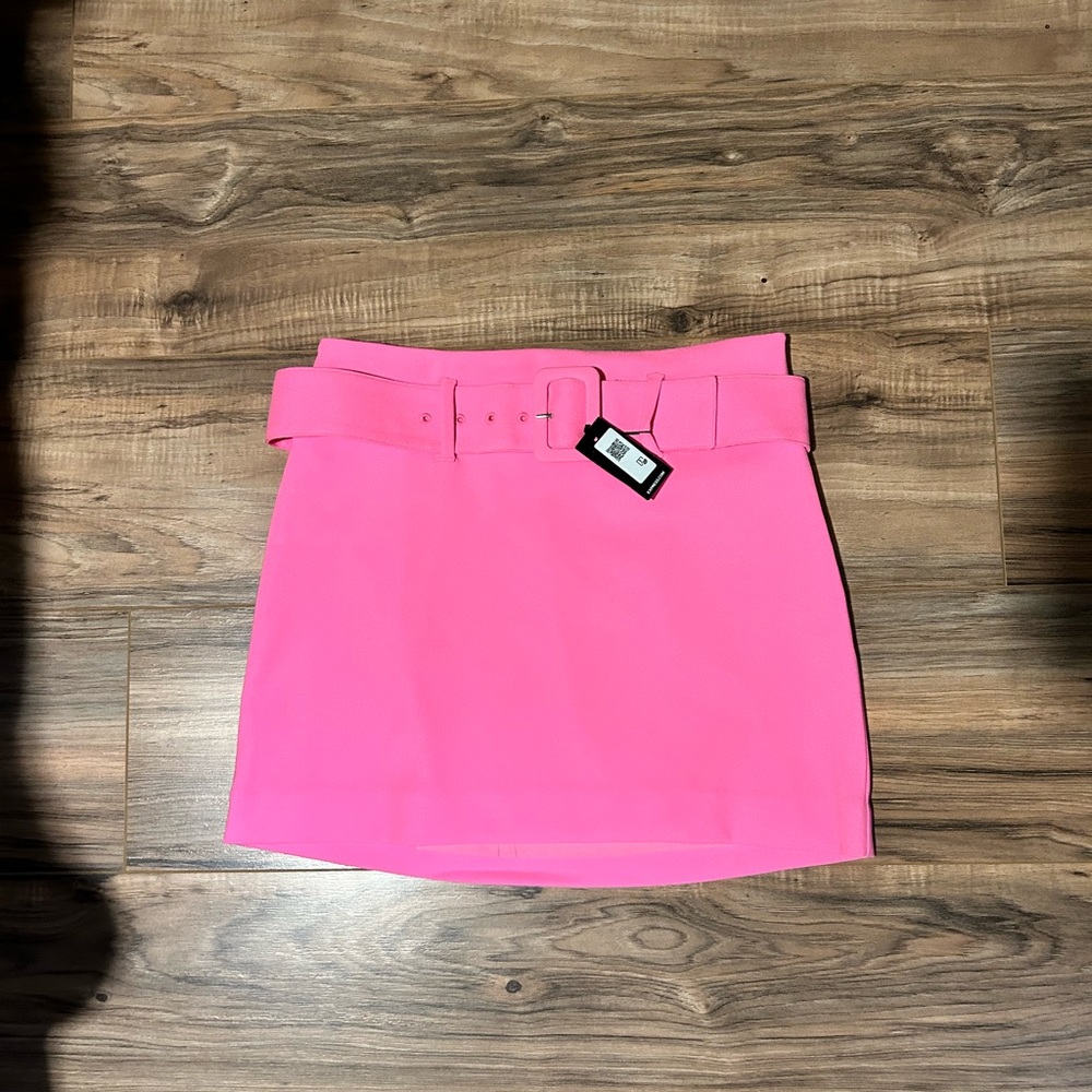 Express pink mini skirt